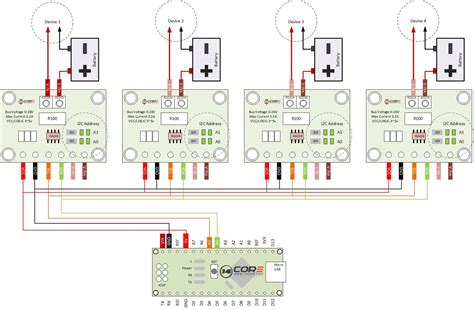wiring  ic ina  drift bidirectional currentpower monitor  mcu corecom