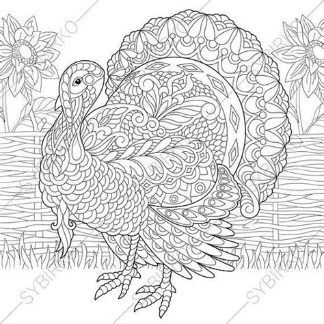 thanksgiving coloring sheets adults  coloring pages