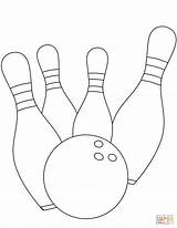 Bowling Coloring Strike Drawing Pages Ball Pins Printable Getdrawings Dot Stars Drawings Paintingvalley Categories sketch template