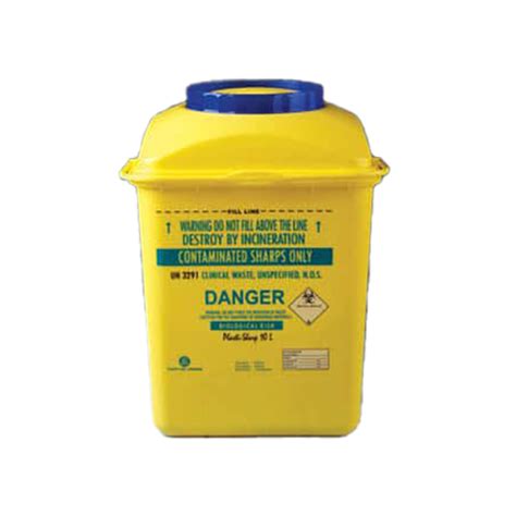 sharps container  yellow medical supplies