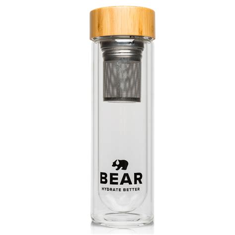 bear eco friendly tea diffuser  water bottle products directory