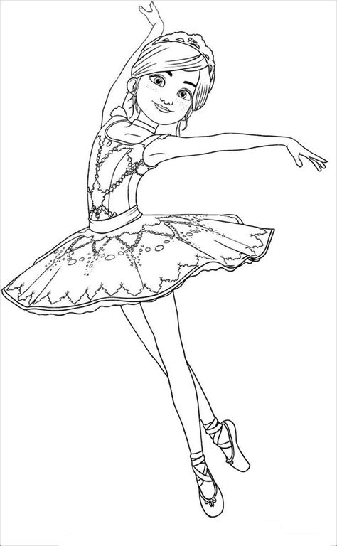 ballet barbie coloring pages  adults coloringbay
