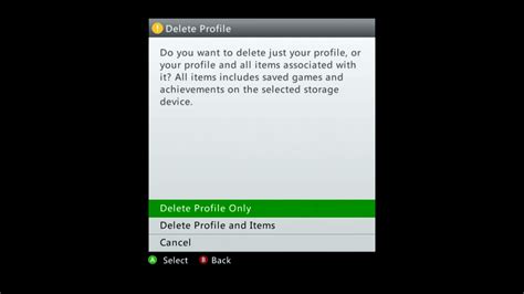 delete profiles  xbox   xbox