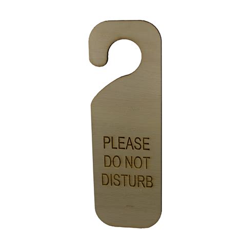disturb door sign  edition wood walmartcom