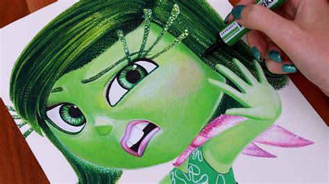 Pixar Drawing Inside Out ☼ Disgust Drawing ☼ Realistic Art