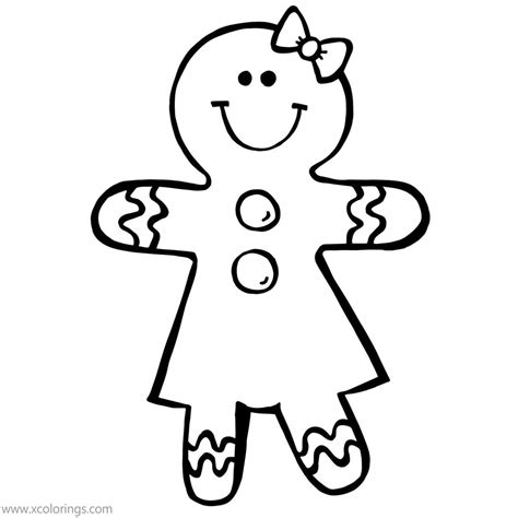 gingerbread man coloring pages connect  dots xcolo vrogueco