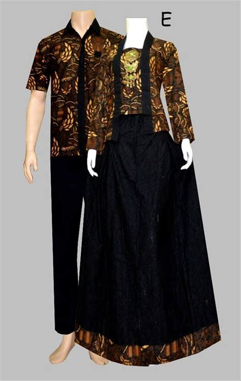 Jual Setelan Kebaya Rok Panjang Batik Pasangan Modern Batik Sarimbit