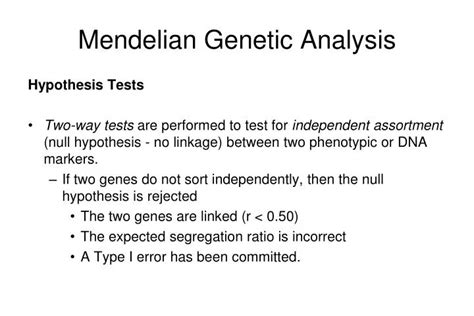 Ppt Mendelian Genetic Analysis Powerpoint Presentation Free Download
