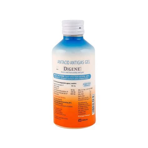 buy digene gel acidity gas relief ml orange flavour   flat   pharmeasy