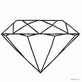 Diamond Diamonds Drawings Drawing Shape Coloring Pages Para sketch template