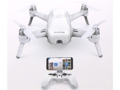 yuneec breeze drone yunfcauswal  camera bluetooth controller included  neweggcom