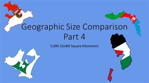 geographic size comparison part  youtube