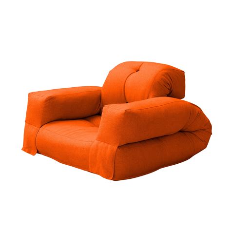 fresh futon hippo convertible futon chairbed mattress orange buy   united arab