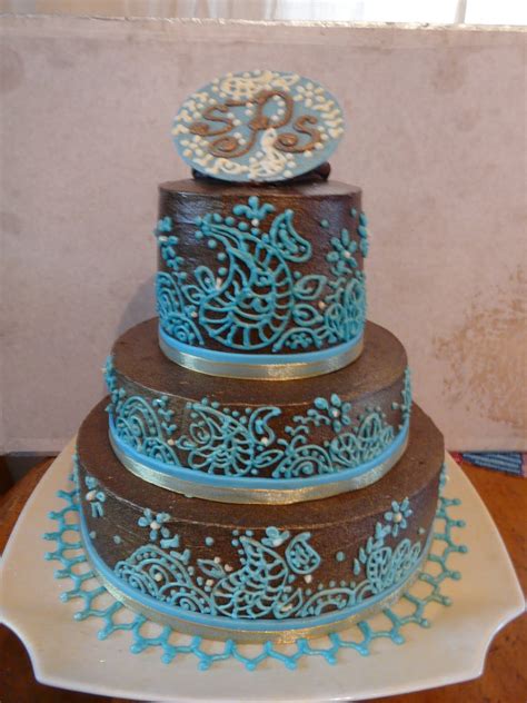 sugar   heart bakeshop henna cake design