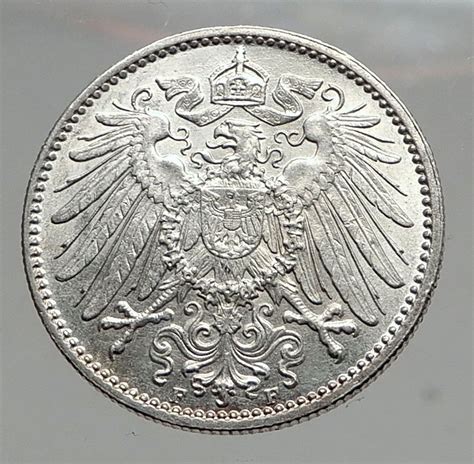 wilhelm ii  germany  mark antique german empire silver coin eagle  silver coins