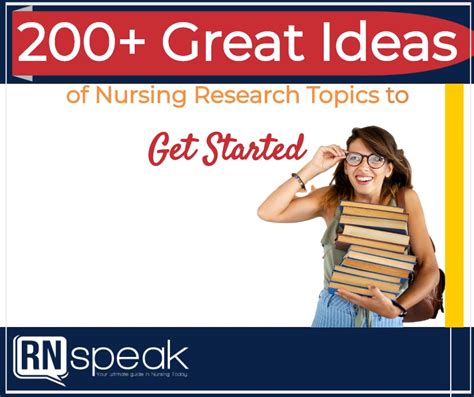great ideas  nursing research topics   started