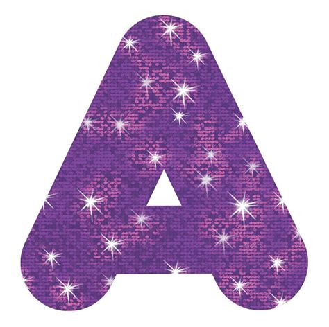 trend enterprises purple   casual uppercase ready letters