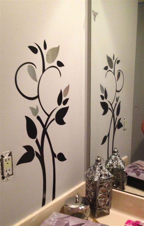 simple nature wall painting designs   mock