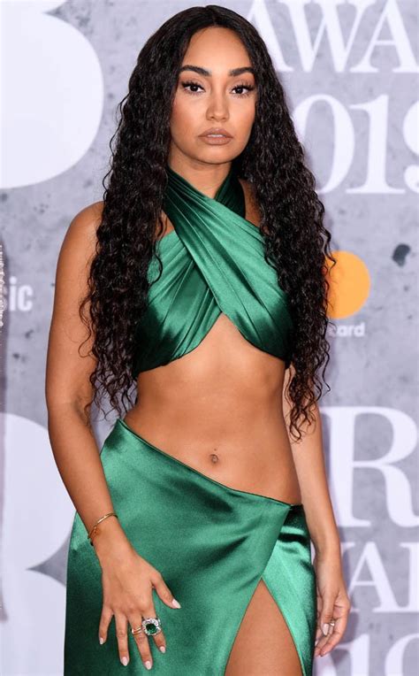 Brit Awards 2019 Leigh Anne Pinnock Flashes The Flesh In Skimpy Brits