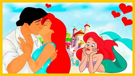 Princess Ariel And Prince Eric Secret Kiss Disney Love Games