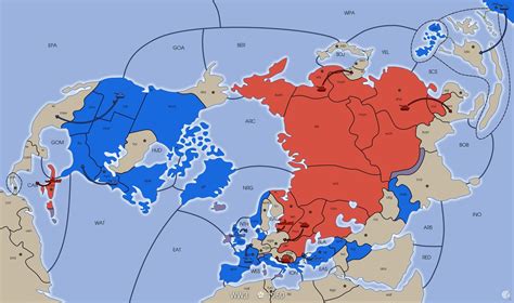Cold War Map Thoughts Diplomacy