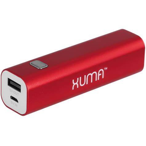 xuma  mah portable power pack red bub ar bh photo video