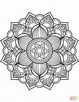 Mandala Coloring Pages Printable Color Getcolorings sketch template