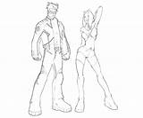 Men Cyclops Abilities sketch template