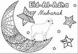 Eid Mubarak Adha Mindfulness sketch template