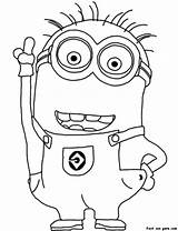 Despicable Minions Minion sketch template