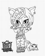 Monster High Coloring Babies Part Gil sketch template