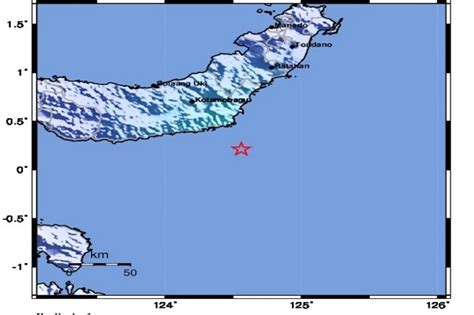 gempa magnetudo  guncang bolaang mongondow timur tidak berpotensi tsunami