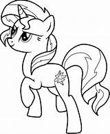 Shimmer Kolorowanki Equestria Starlight Glimmer sketch template