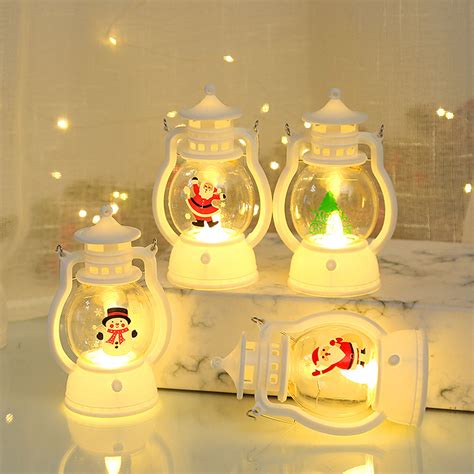 Christmas Candle Light Romantic Atmosphere Decorative Santa Claux Led