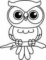 Owl Crealo Uilen Simple Hibou Tekening Facile Salvat sketch template