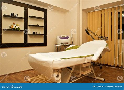 Massage Room In Spa Salon Stock Image Image Of Treatment 17385191