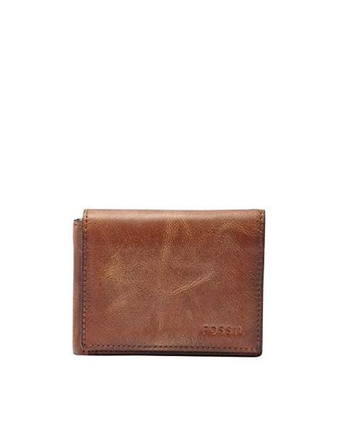 buy fossil mens rfid blocking leather execufold trifold wallet