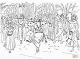 Dancing Covenant Jonathan Arca Josiah Dibujo Kleurplaten Hebrew Davide Supercoloring Danst Davanti Tegninger Foran Danser Uzzah Koning Verbond Furnace Divyajanani sketch template