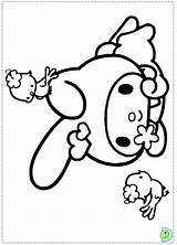 Melody Coloring Pages Dinokids Kitty Hello 塗り絵 Sanrio Kuromi Library 無料 Colouring Printable Characters りえ Silhouette Close Popular Print B5 sketch template