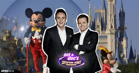 ant and dec s saturday night takeaway is going to walt disney world for