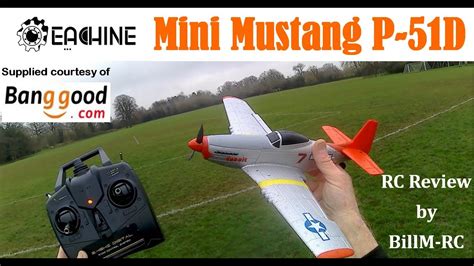 eachine mini mustang p  rtf airplane review great trainer  beginners youtube