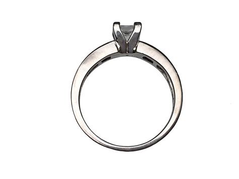 Platinum Princess Cut And Baguette Diamond Ring Lippa S Jewelry