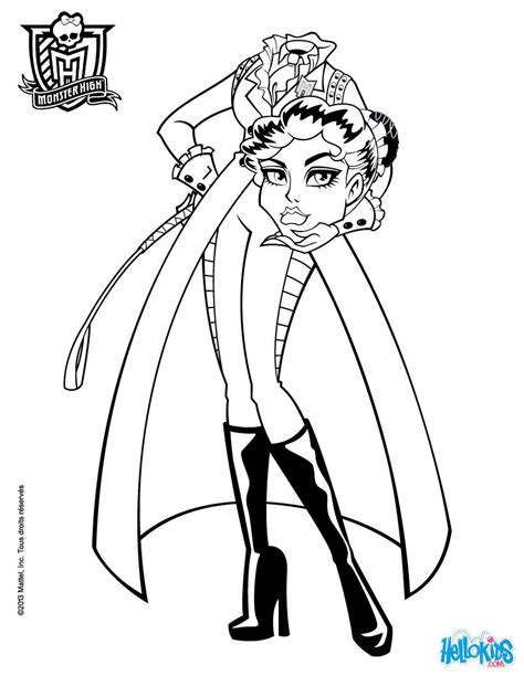 monster high coloring pages kids crafts  activities