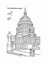 Coloring Capitol Building Pages Printable Bright Colors Favorite Color Choose Kids Print sketch template