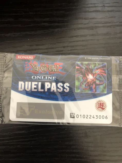 sealed yu gi oh online duel pass red eyes black dragon kazuki takahashi