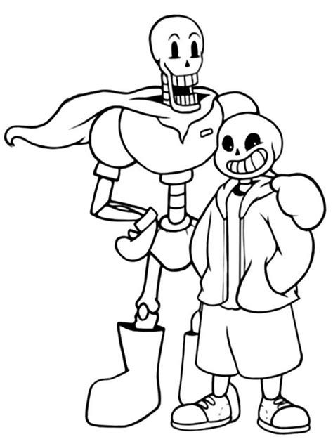 papyrus  sans coloring page  printable coloring pages