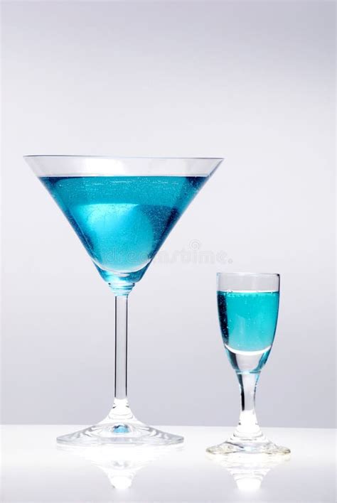 blue cocktail stock photo image  fresh phial macro