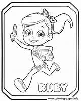 Ruby Coloring Printable Pages sketch template