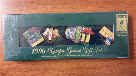 1996 Olympic Games T Set Of 5 Collectible Pins Atlanta Georgia