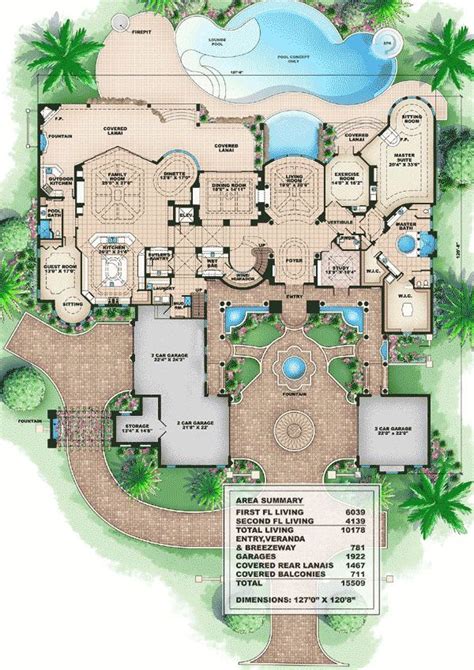 tuscan style mansion mediterranean house plans house floor plans luxury house plans